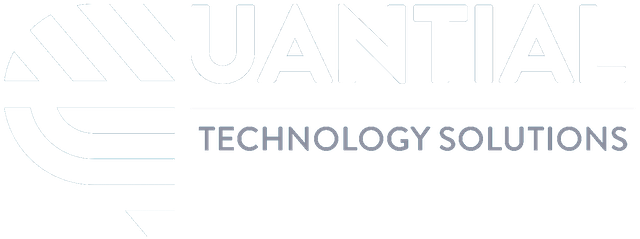 quantial white logo